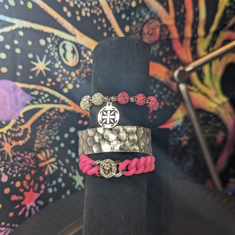 Rustic Cuff bracelet trio RC27